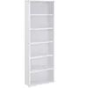 Bibliothèque VASAGLE - Étagère de Rangement 6 Niveaux - Blanc - Meuble...