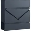 Songmics Briefkasten mit Zeitungsfach
