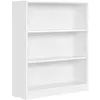 Bibliothèque VASAGLE - Étagère 3 Niveaux - Meuble Rangement Blanc LBC1...
