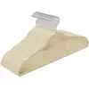 Cintre en velours antiglisse, Beige / 20 CRF020M20