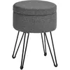 Songmics, Tabouret, Sitzhocker mit Stauraum