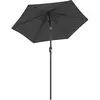 Parasol de jardin 2 m, Gris GPU202G01