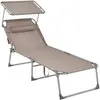 Bain de soleil pliable, Taupe GCB022K01
