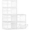 Boîtes à Chaussures - SONGMICS - Lot de 12 - Plastique - Blanc - Jusqu...
