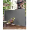 Store latéral 350 x 180 cm (L x H), Brise-vue, Paravent rétractable po...