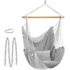 Fauteuil Suspendu Avec 2 Coussins, Gris