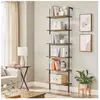 Étagère échelle VASAGLE - Meuble Rangement Livres - Style Industriel -...