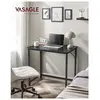 Bureau style industriel montage facile, Noir LWD038B56
