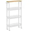 VASAGLE - keukentrolley - trolley 4-laags - smalle keukentrolley - nis...