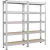 SONGMICS Étagère de rangement à 5 niveaux, Argent / 1 GLR030E01