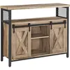 Vasagle Buffet De Cuisine, Avec 2 Portes Coulissantes, 100 X 33 X 80 C...