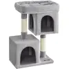 FEANDREA Arbre à chat tout doux, Gris Claire / M (49 x 32 x 74 cm) PCT612W01