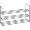 Étgaère à chaussures à 5 niveaux, Gris / 30 x 92 x 55 cm LSA303G01