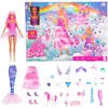 Mattel Calendrier De L´avent Avec Fantaisie De Poupée Barbie