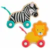 FISHER-PRICE Animaux a pousser en bois os - JFN19