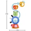 Fisher-Price sensorisch speelgoed kinderstoel met geluiden multicolor.