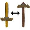Epée Pioche 2 en 1 Minecraft