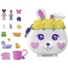 Mattel Polly Pocket - Coffret Jardin Lapin - Coffret Mini Figurines - 4 Ans Et +
