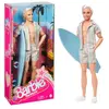 Barbie Le Film - Poupée Ken Avec Ensemble De Plage Rayé À Collectionner