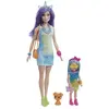 Barbie Ensemble De Mode Tie And Dye Avec Révélation De Couleur