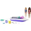 Mattel Barbie  Barbie Mermaid Power-Bateau, Poupées Et Accessoires