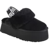 UGG Ugg Funkette Femme Sandals Pantoufle Noir - 40