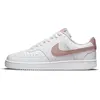 NIKE COURT VISION LOW NEXT NATURE - SNEAKERS - WIT/ROZE - DAMES - Maat 37.5