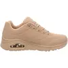 Skechers Uno Stand On Air Femme Sneaker Chaussure de tennis, Sable Durabuck, 41 EU