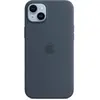 Apple Coque en silicone avec MagSafe pour iPhone 14 Plus - Bleu Orage