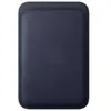 Apple Porte-cartes en tissage fin pour iPhone avec MagSafe - Marine