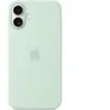 Apple Coque en silicone compatible MagSafe Aquamarine pour iPhone 16 Plus
