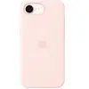 Coque en silicone avec MagSafe Apple Rose Pastel pour iPhone 17e