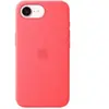 Coque en silicone avec MagSafe Apple Rose Goyave pour iPhone 17e