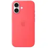 Coque en silicone avec MagSafe Apple Rose Goyave pour iPhone 17
