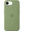 Coque en silicone avec MagSafe Apple Vert ardoise pour iPhone 17e