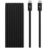 Apple Câble USB C BEATS vers USB-C 240W 3M Tressé Noir intense