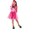 Rubies - Draculaura Kostuum - Draculaura Deluxe Child - Meisje - Roze - Small - Carnavalskleding - Verkleedkleding