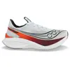 Chaussures Saucony Endorphin Pro 5 Blanc Rouge SS26, Taille 43 - EUR