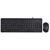Clavier et souris filaires HP 150 - Noir - AZERTY