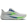 Brooks Ghost 17 Baskets pour homme, Oyster Beacon Blue Gecko, 42.5 EU