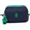 kipling Trousse à crayons bleu foncé vert pour femme et homme - Back To School Gitroy Pencase L Blue Green Bl 255702