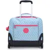 Kipling GIORNO Grand sac à dos à roulettes, Dreamy Geo C (Bleu)