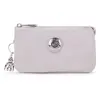 Kipling Pochette Creativity L Gleam Silver Argenté Grand Femme 72% Pol...