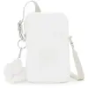 Kipling TALLY Sac de téléphone, sacs de téléphone, Pure Alabaster (Blanc)