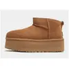 UGG Classic Ultra Mini Platform Boots Femme - Brown, Brown 40
