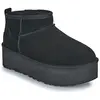 UGG Classic Ultra Mini Platform Boots Femme - Black, Black 37