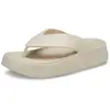 Crocs Tongs à plateforme Getaway pour femme, Stucco, 38/39 EU