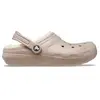 Crocs Classic Lined Clog Mixte Clog, Mushroom Bone, 41/42 EU