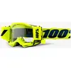 100% Armega Forecast Motorcross bril, zwart-geel voor man