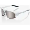100percent 100% Norvik - Soft Tact White - HiPER Silver Mirror Lens - WHITE -